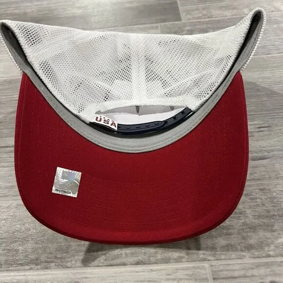 NWT FANATICS TEAM USA SNAPBACK CAP TRUCKER FLAG OLYMPICS TRUCKER MESH - Picture 4 of 6